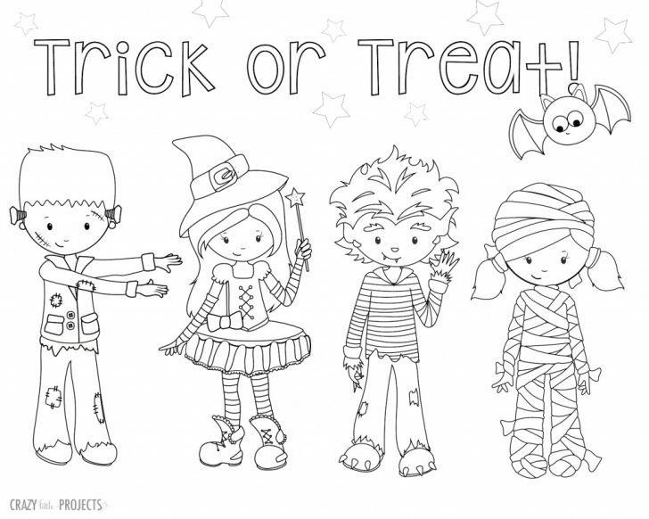 Printable Halloween Cards To Color For Free