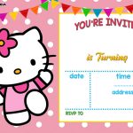 Free Hello Kitty Invitation Templates | Free Printable Birthday   Hello Kitty Free Printable Invitations For Birthday