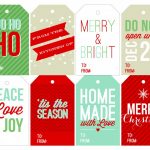 Free Holiday Printable Gift Tags   Santa Gift Tags Printable Free