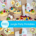 Free Jungle Party Invitation Printables   Free Jungle Printables