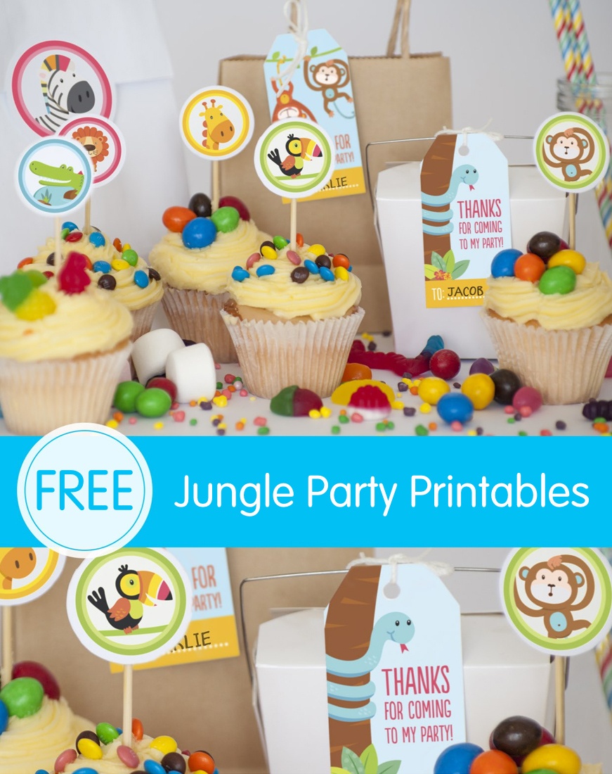 Free Jungle Party Invitation Printables - Free Jungle Printables