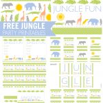 Free Jungle Party Printables From Printabelle | Catch My Party   Free Jungle Printables