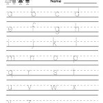 Free Kindergarten Alphabet Worksheets |  Handwriting Worksheet   Free Printable Worksheets Handwriting Practice