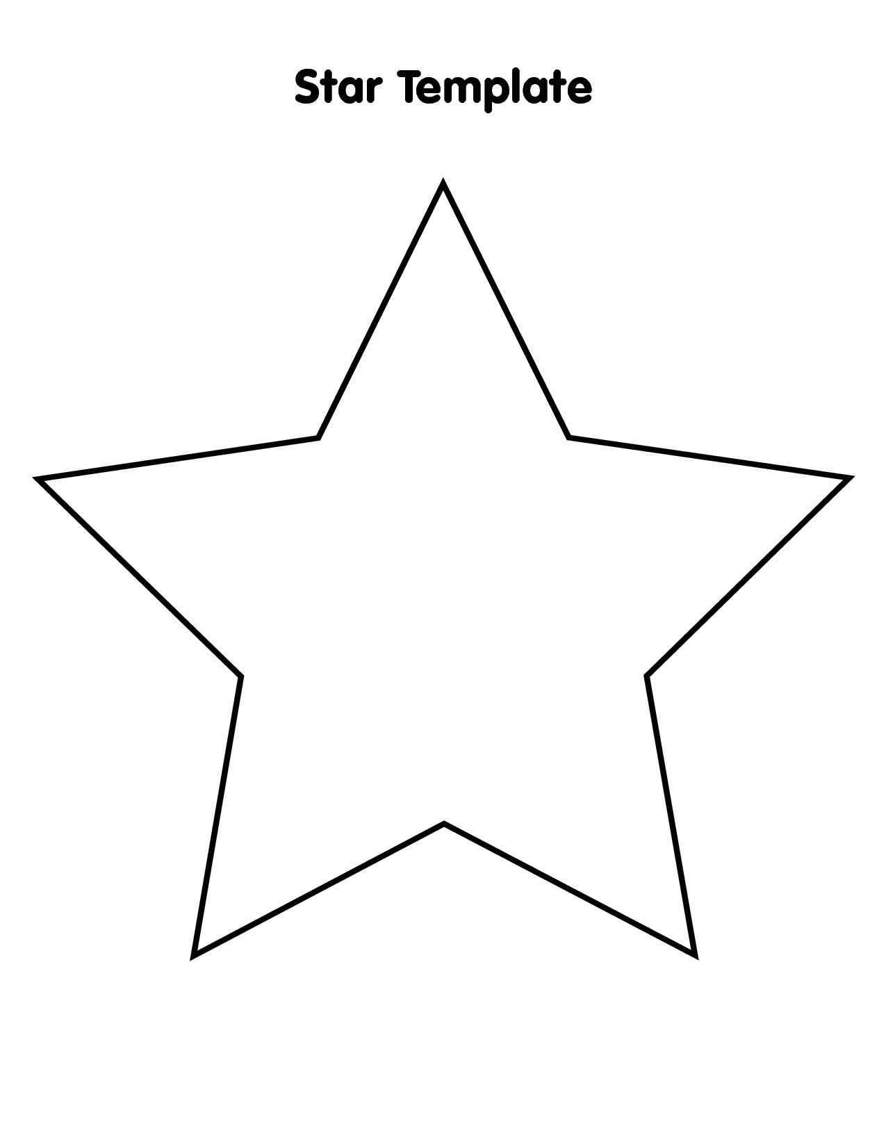 Free Large Star Template To Print, Download Free Clip Art, Free Clip - Large Printable Shapes Free