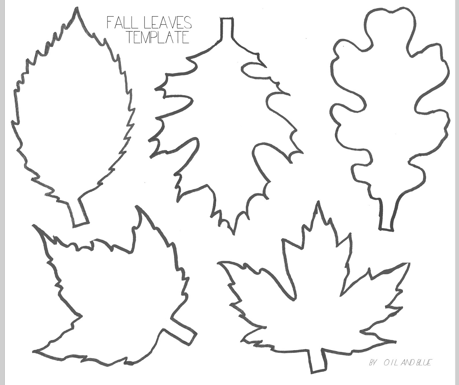 Free Leaf Template, Download Free Clip Art, Free Clip Art On Clipart - Free Printable Leaf Template