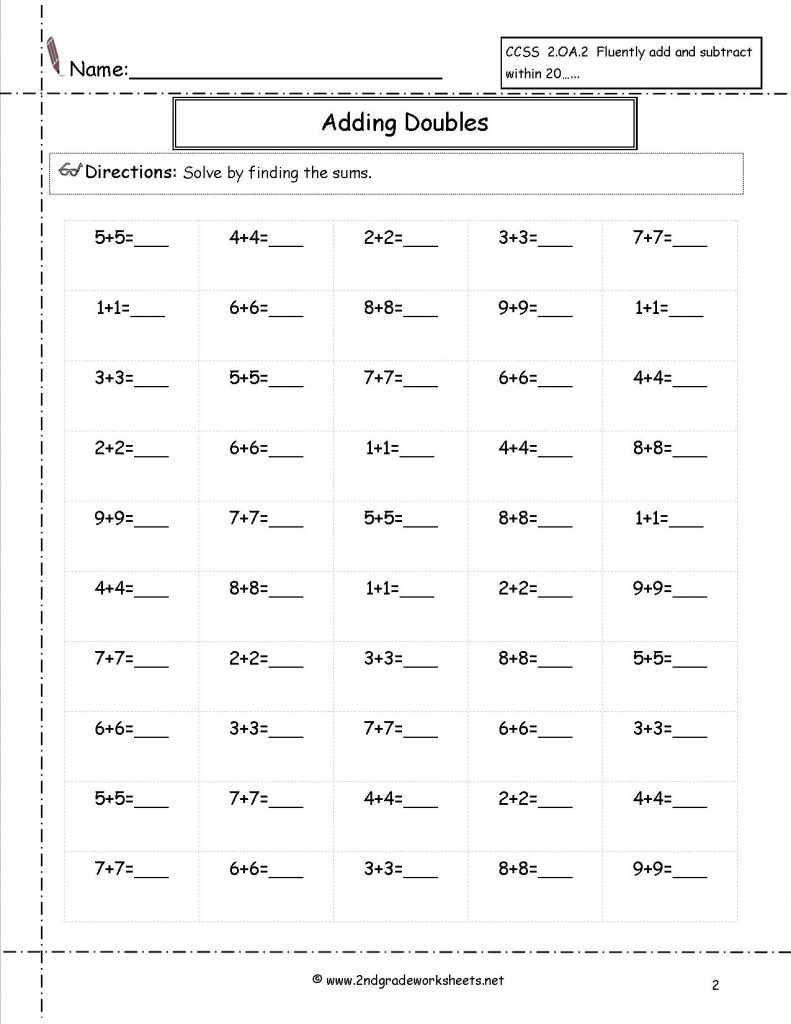 Free Math Worksheets And Printouts - K5 Learning Free ...