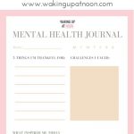 Free Mental Health Planner | Get Access To My Free Mental Health   Free Printable Mental Health Worksheets