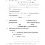 Free Minor (Child) Power Of Attorney Forms   Pdf | Word | Eforms   Free Printable Legal Forms California
