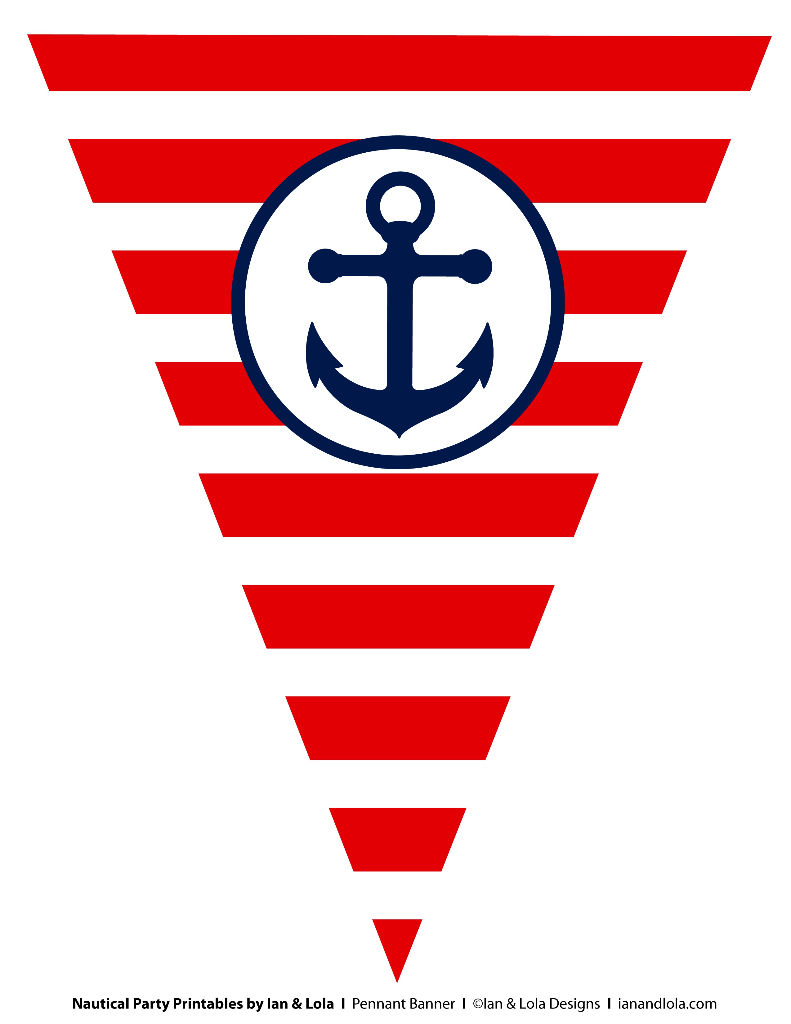 Free Nautical Party Printables From Ian &amp;amp; Lola Designs | Catch My Party - Free Nautical Printables