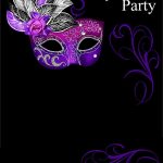 Free Online Masquerade Invitation | Invitations Online   Free Printable Masquerade Birthday Invitations