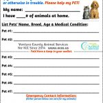 Free Pet Emergency Wallet Card Printable | Critters | Pets, Pet   Free Printable Emergency Medical Card