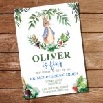 Free Peter Rabbit Party Invitation And Peter Rabbit Party Decor   Free Peter Rabbit Party Printables