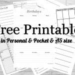 Free Planner Printables For Your Filofax / Kikki K / Websters Pages   Free Filofax Printables