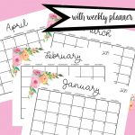 Free Printable 2019 Calendar With Weekly Planner   Sparkles Of Sunshine   Free Printables 2019