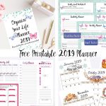 Free Printable 2019 Planner: Goals Planner, 2019 Calendars, & More!   Free Printables 2019