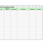 Free Printable Accounting Ledger Template | Accounting | Templates   Free Printable Accounting Ledger