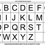 Free Printable Alphabet Chart For Kids #2 | Cm/homeschooling   Free Printable Alphabet Chart