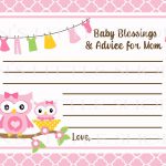 Free Printable Baby Advice Cards. Request A Custom Order And Have   Mommy Advice Cards Free Printable