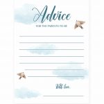 Free Printable Baby Shower Advice Cards 354046   Snow Free Png   Free Printable Baby Shower Advice Cards