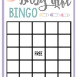 Free Printable Baby Shower Games For Large Groups – Fun Squared   Baby Shower Bingo Template Free Printable