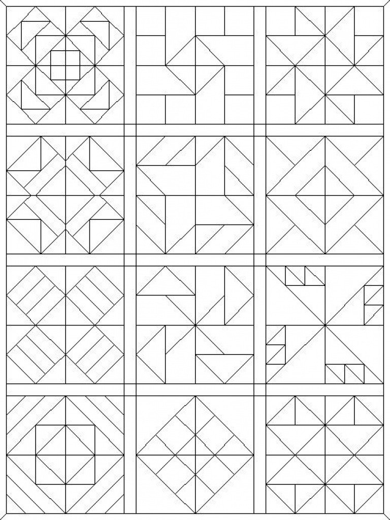 Free Printable Barn Quilt Patterns 18 - Voaac.co.uk - Free Printable Barn Quilt Patterns