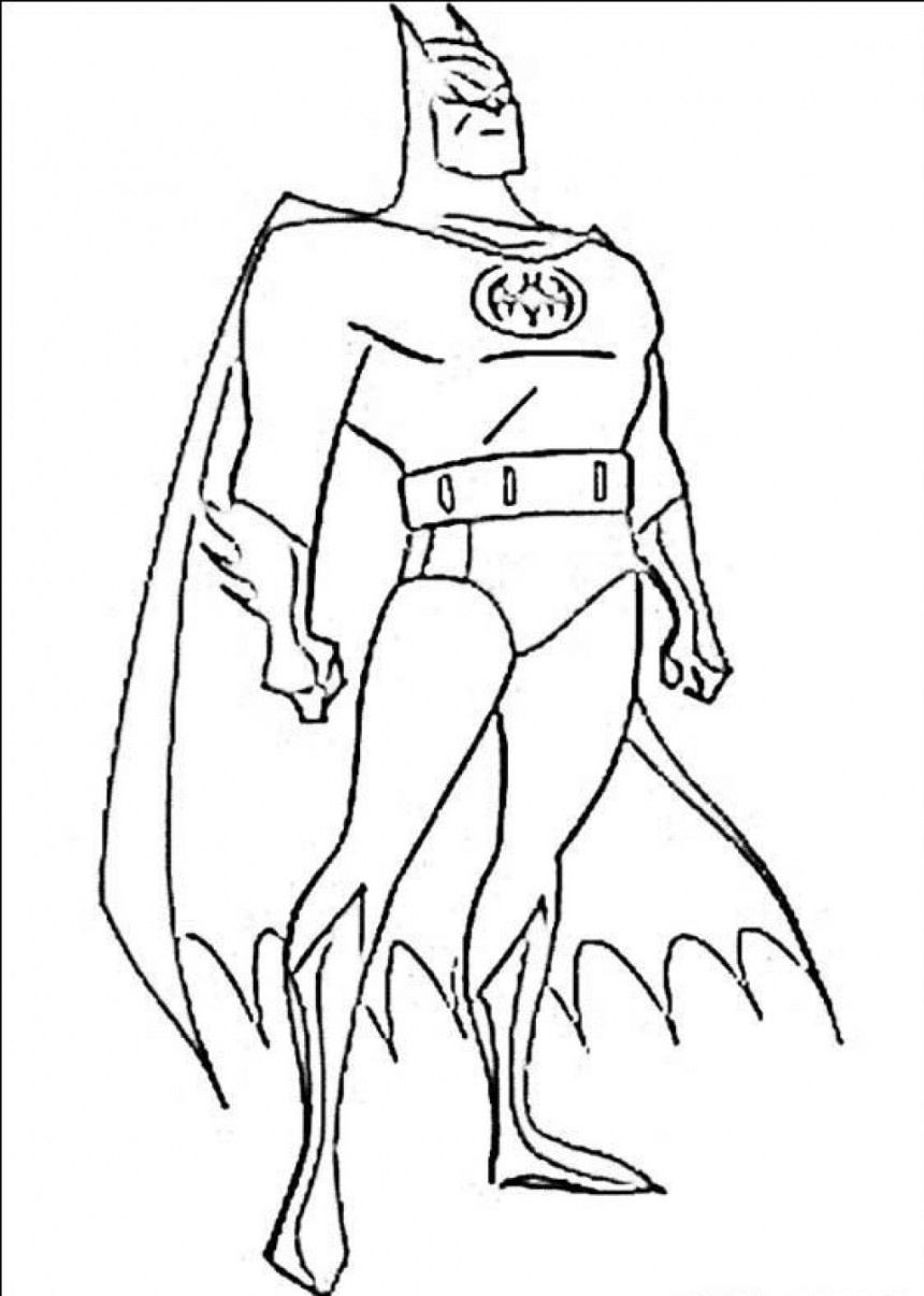 Free Printable Batman Coloring Pages For Kids - Free Printable Batman Coloring Pages