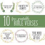 Free Printable Bible Verses   Christinas Adventures   Free Scripture Printables