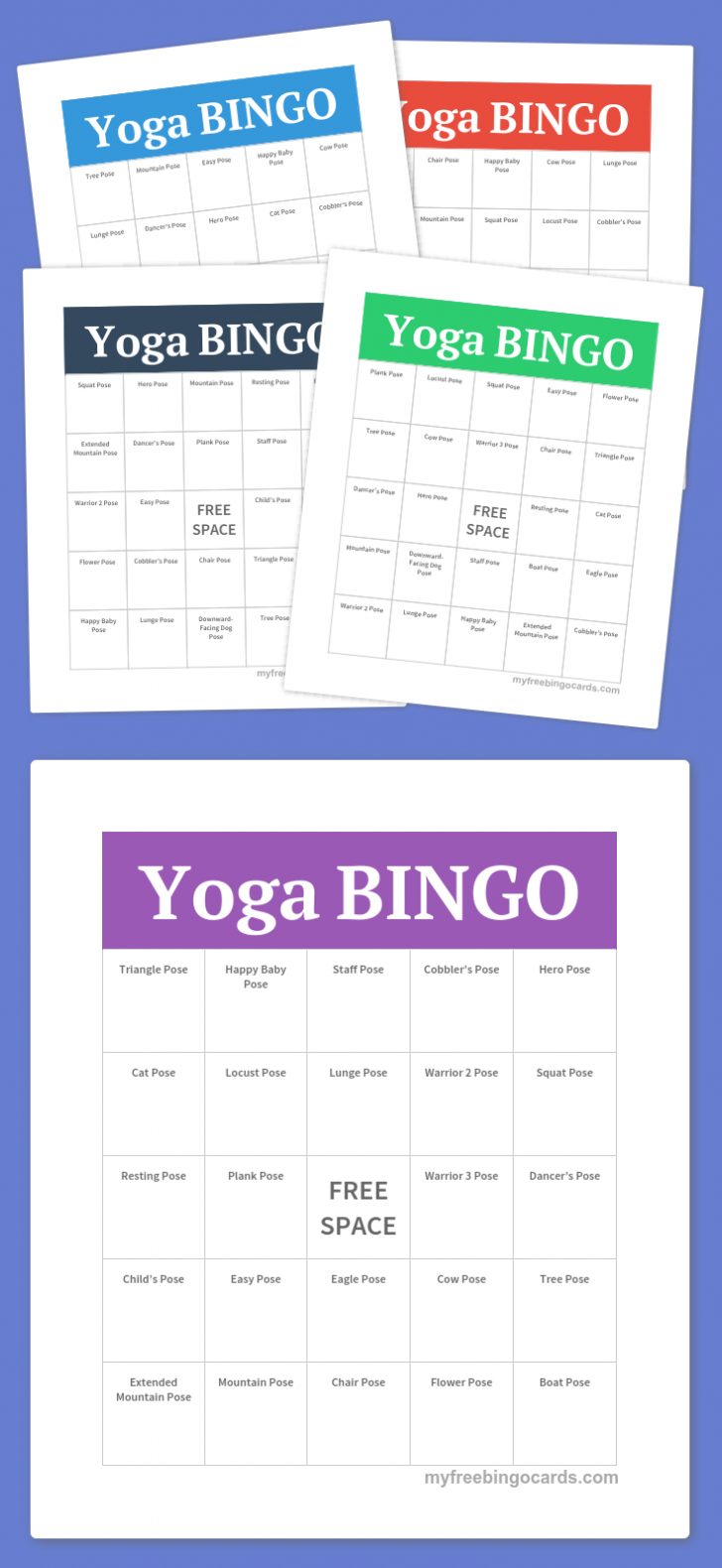 Free Bingo Patterns Printable
