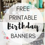 Free Printable Birthday Banners   The Girl Creative   Birthday Banner Templates Free Printable