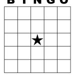 Free Printable Blank Bingo Cards Template 4 X 4 | Classroom | Blank   Free Bingo Printable
