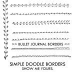 Free Printable Bullet Journal Templates + 2018 Calendar   Mini   Bullet Journal Stickers Free Printable Black And White