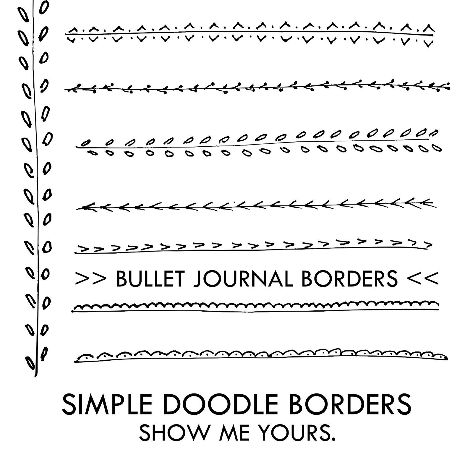 Free Printable Bullet Journal Templates + 2018 Calendar - Mini - Bullet Journal Stickers Free Printable Black And White