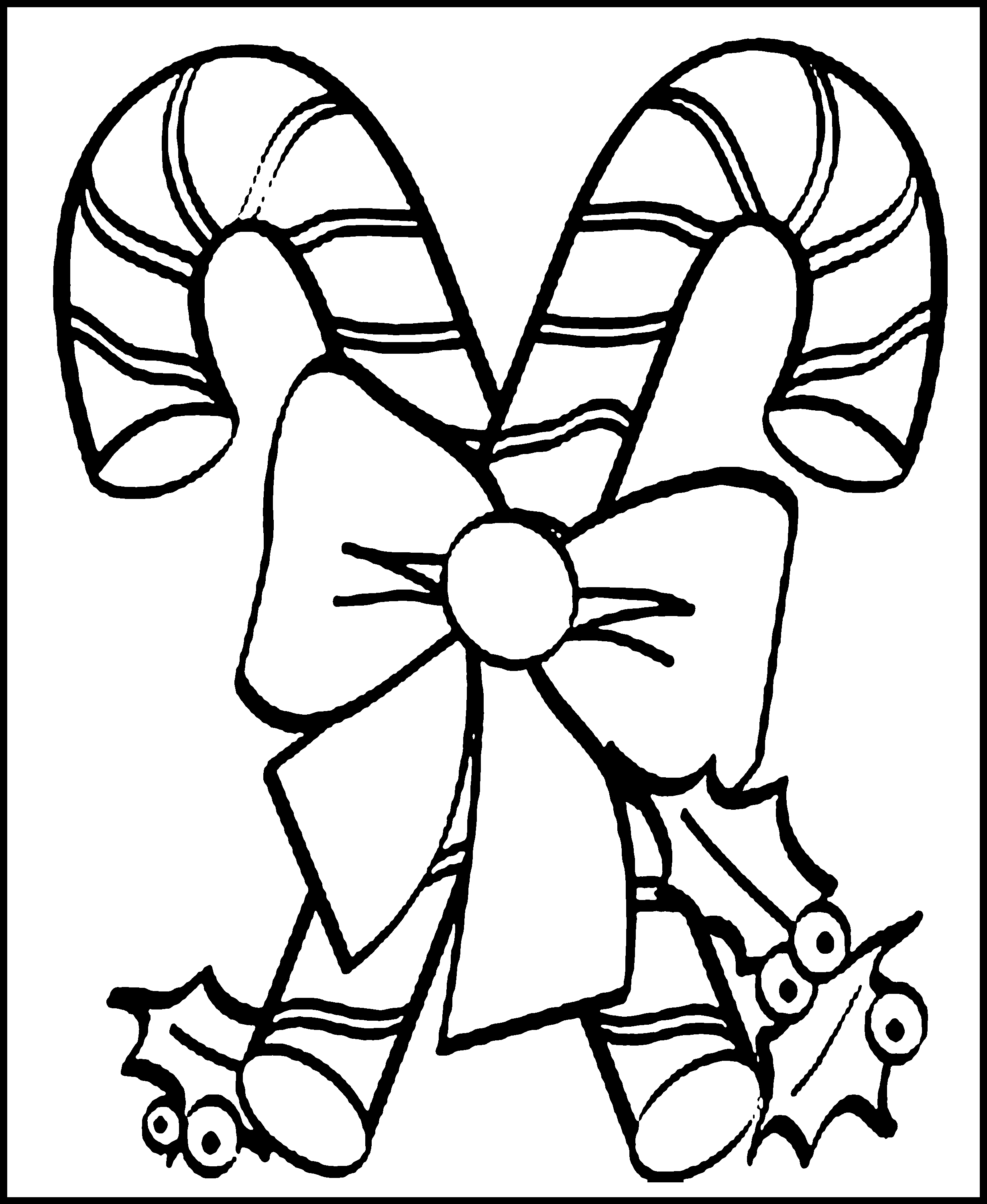 Free Printable Candy Cane Coloring Pages For Kids | Young At Heart - Free Printable Christmas Coloring Sheets