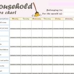 Free Printable Chore Charts For Adults | Chart And Printable World   Free Printable Chore Chart Ideas