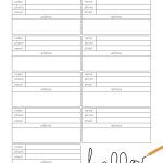 Free Printable Contact List Never Lose Contact Info Again With This   Free Printable Contact List Template