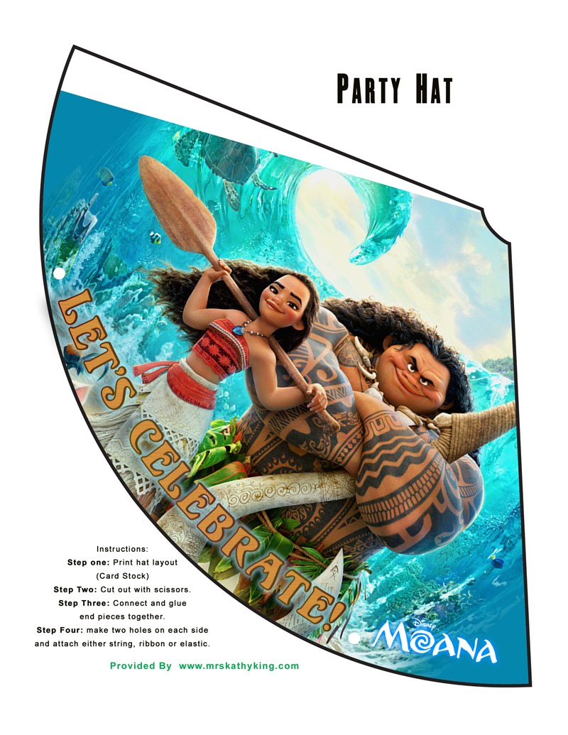 Free Printable Disney&amp;#039;s Moana Birthday Party Decorations #moana - Moana Free Printables