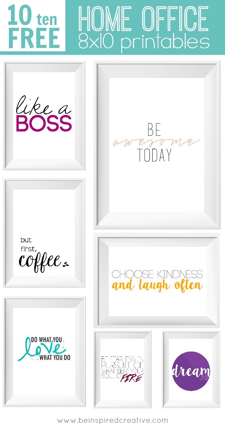 Free Printable Download: 10 Home Office Prints | Vitamix | Office - Free Printable Funny Office Signs