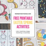 Free Printable Easter/spring Activities — Moments With Miss   Free Printable Early Childhood Activities