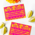 Free Printable & Editable Papel Picado Mexican Wedding Invitation   Free Printable Mexican Fiesta Invitations