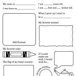 Free Printable Educational Worksheets Pdf | Kids Worksheets   Free Printable All About Me Worksheet