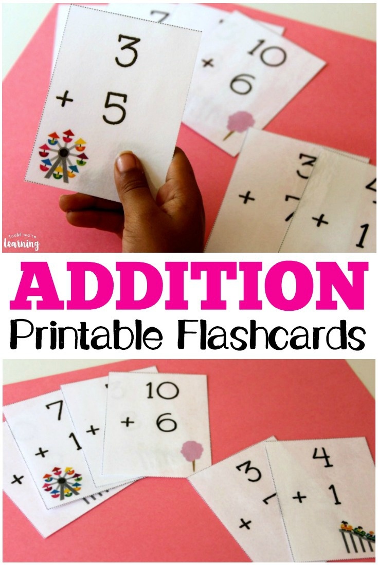 Free Printable Flashcards: Addition Flashcards 0-10 - Free Printable Math Flashcards Addition