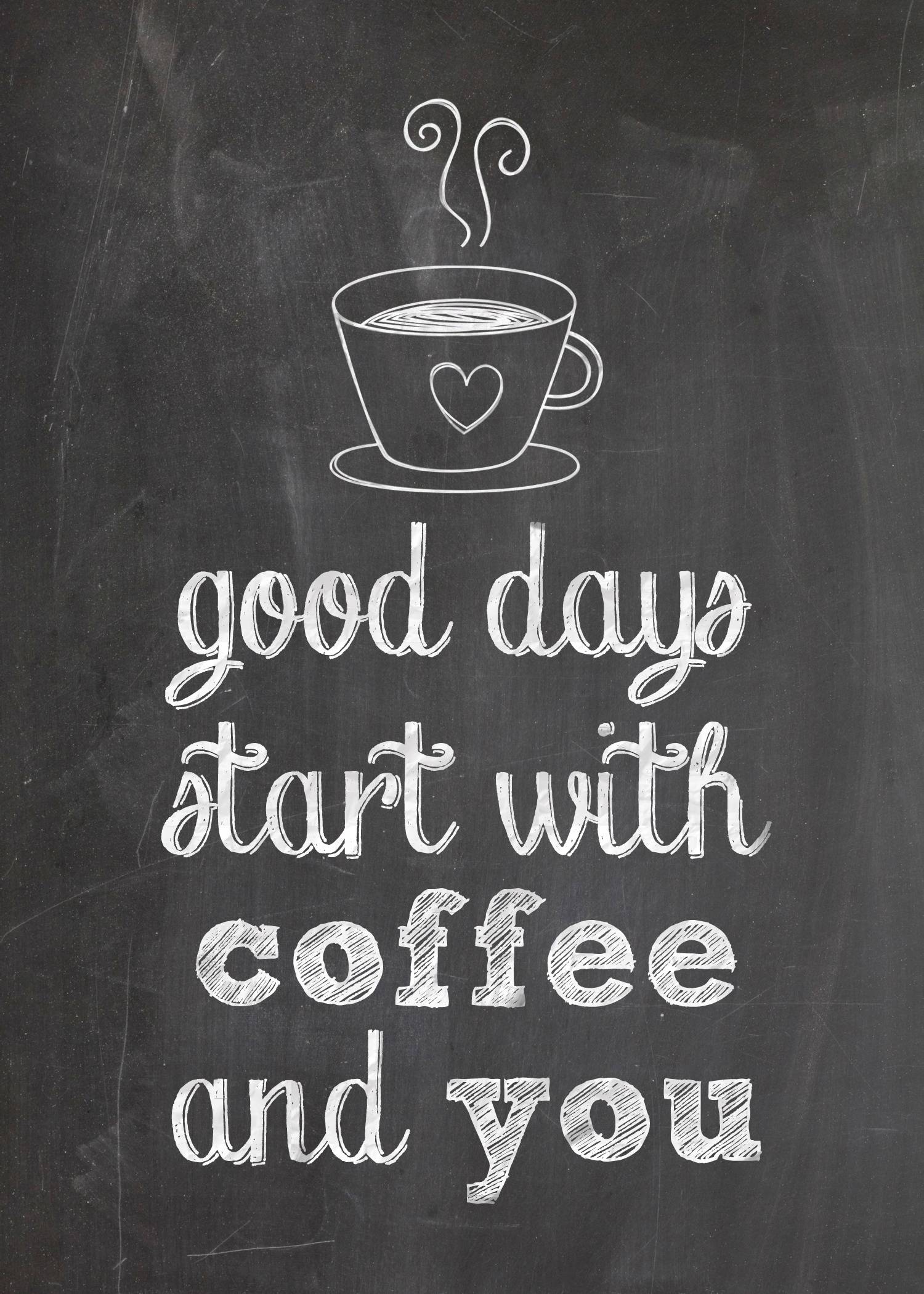 Free Printable For Coffee Lovers: &amp;quot;good Days Start With Coffee And - Free Coffee Coupons Printable