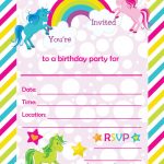 Free Printable Golden Unicorn Birthday Invitation Template   Free Printable Rainbow Unicorn Invitations