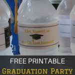 Free Printable Graduation Party Water Bottle Labels   Free Printable Water Bottle Labels Graduation