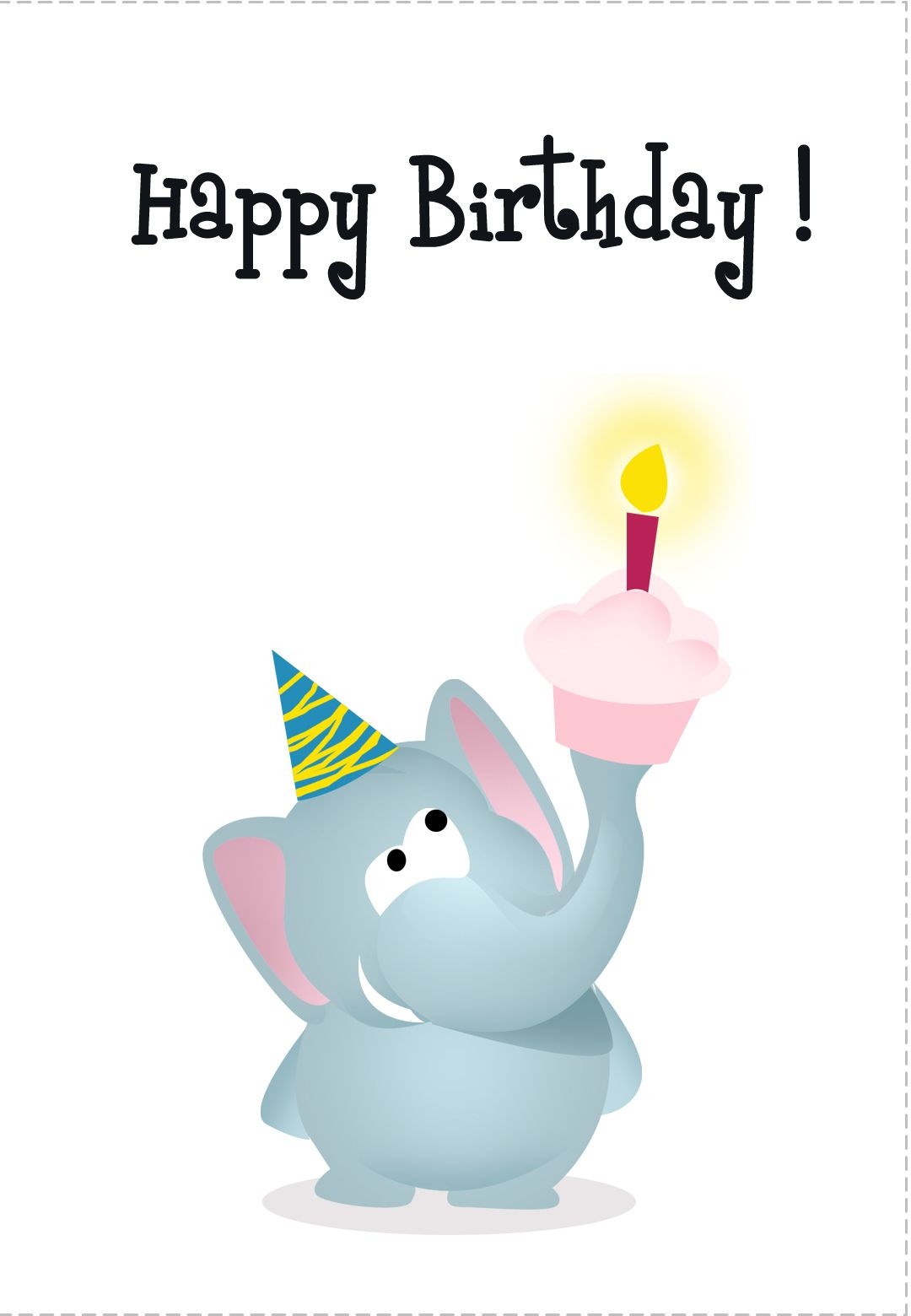 Free Printable Greeting Cards Of All Kinds. With Matching Printable - Free Printable Birthday Cards For Kids