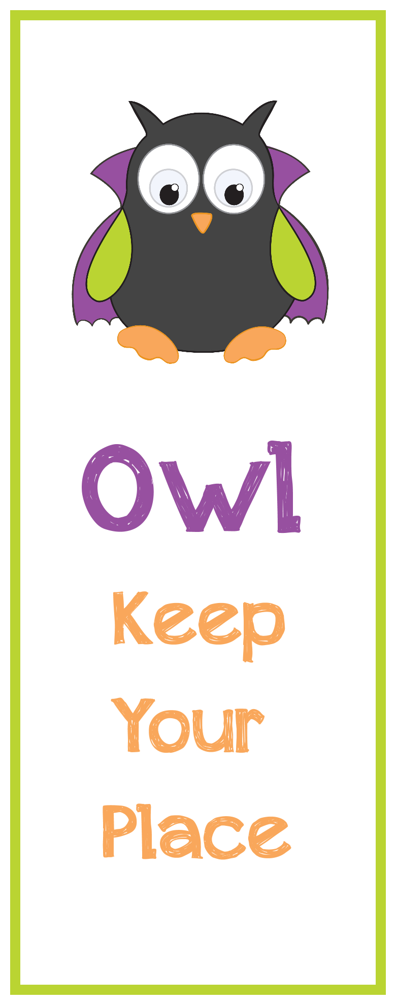free printable owl bookmarks free printable