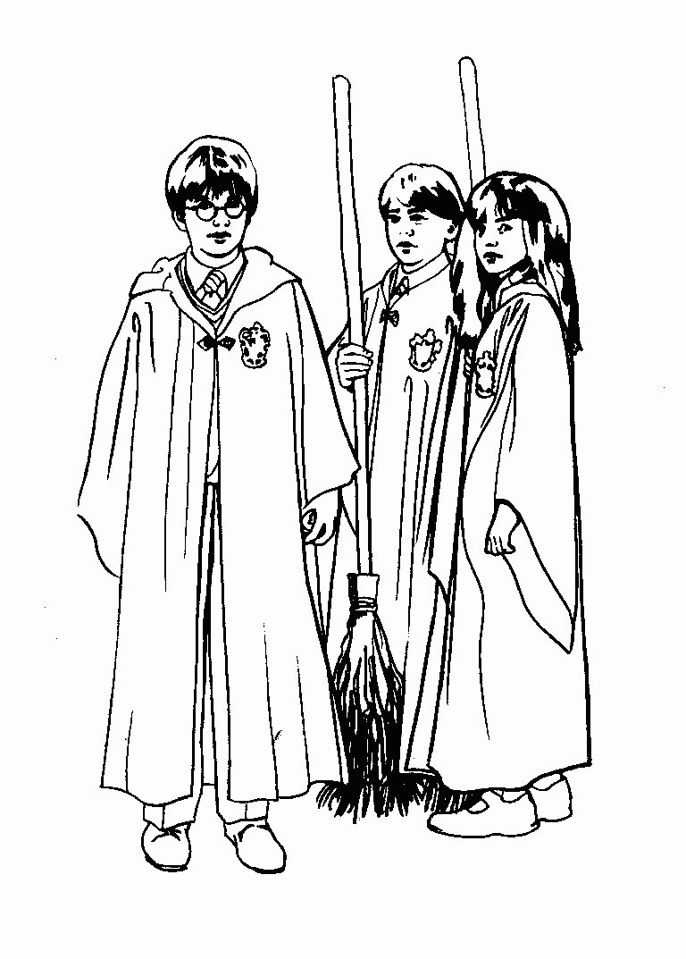 Free Printable Harry Potter Coloring Pages For Kids - Free Printable Harry Potter Colouring Sheets