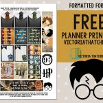 Free Printable Harry Potter Planner Stickers From Victoria Thatcher   Harry Potter Printables Pdf Free