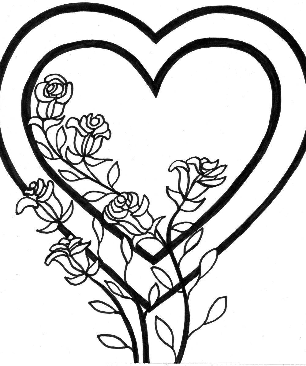 Free Printable Heart Coloring Pages For Kids | Beauty / Style - Free Printable Heart Coloring Pages