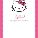 Free Printable Hello Kitty Birthday Invitations – Bagvania Free   Hello Kitty Labels Printable Free